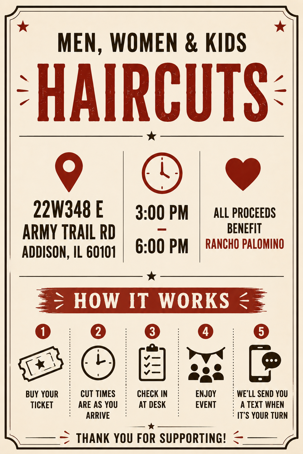 Event Haircut